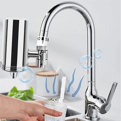 PurelyTap™ Stainless Steel Faucet Water Filter